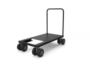 Standard Black-Jack Hydro-Ace Manual Push Cart with All-terrain Dual Tire Wheels